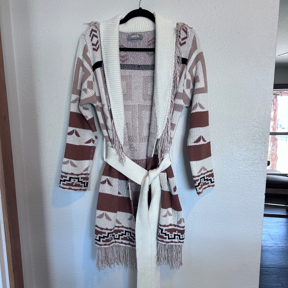 Blue b. Aztec Print Long Sweater